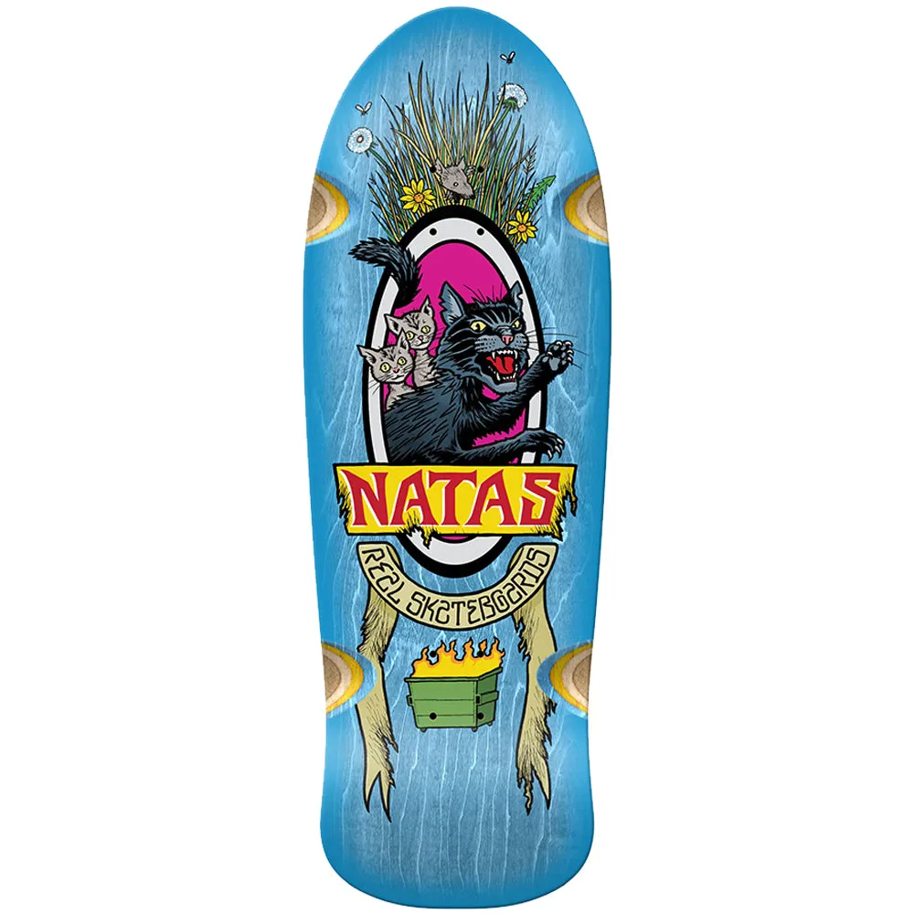 Real Natas SSD Panther Guest Wheels Blue Skateboard Deck 10.8"