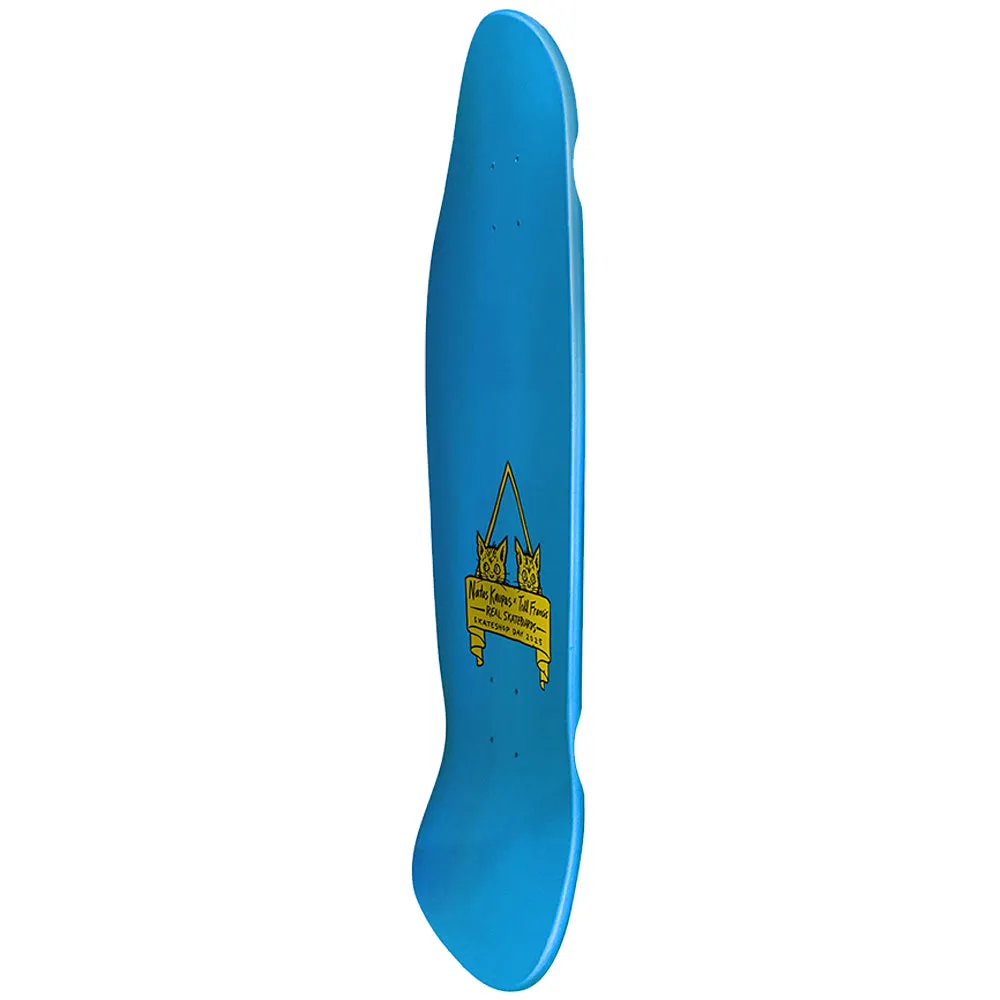 Real Natas SSD Panther Guest Wheels Blue Skateboard Deck 10.8"