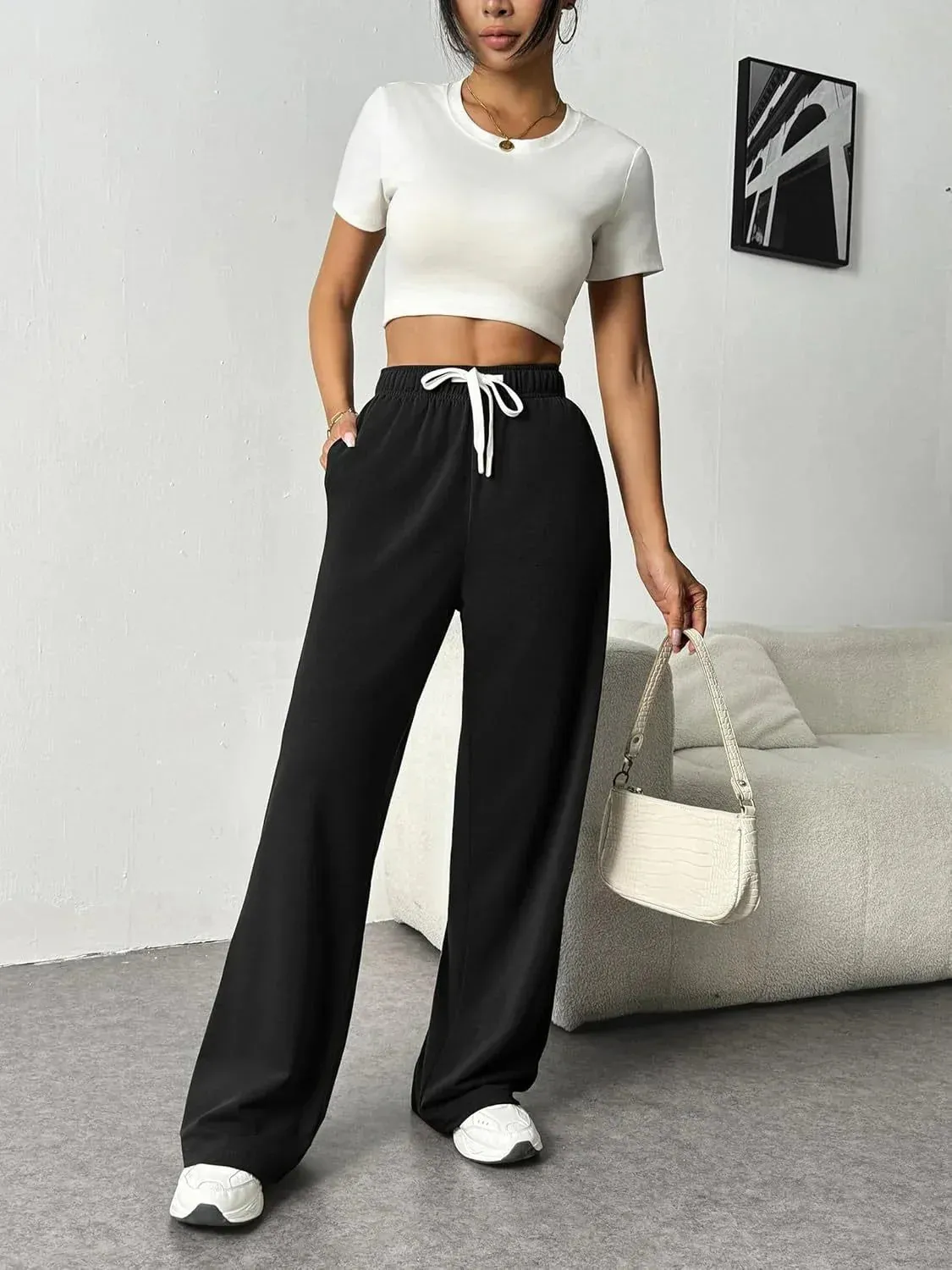Renate | Stylish Wide Jogger Pants