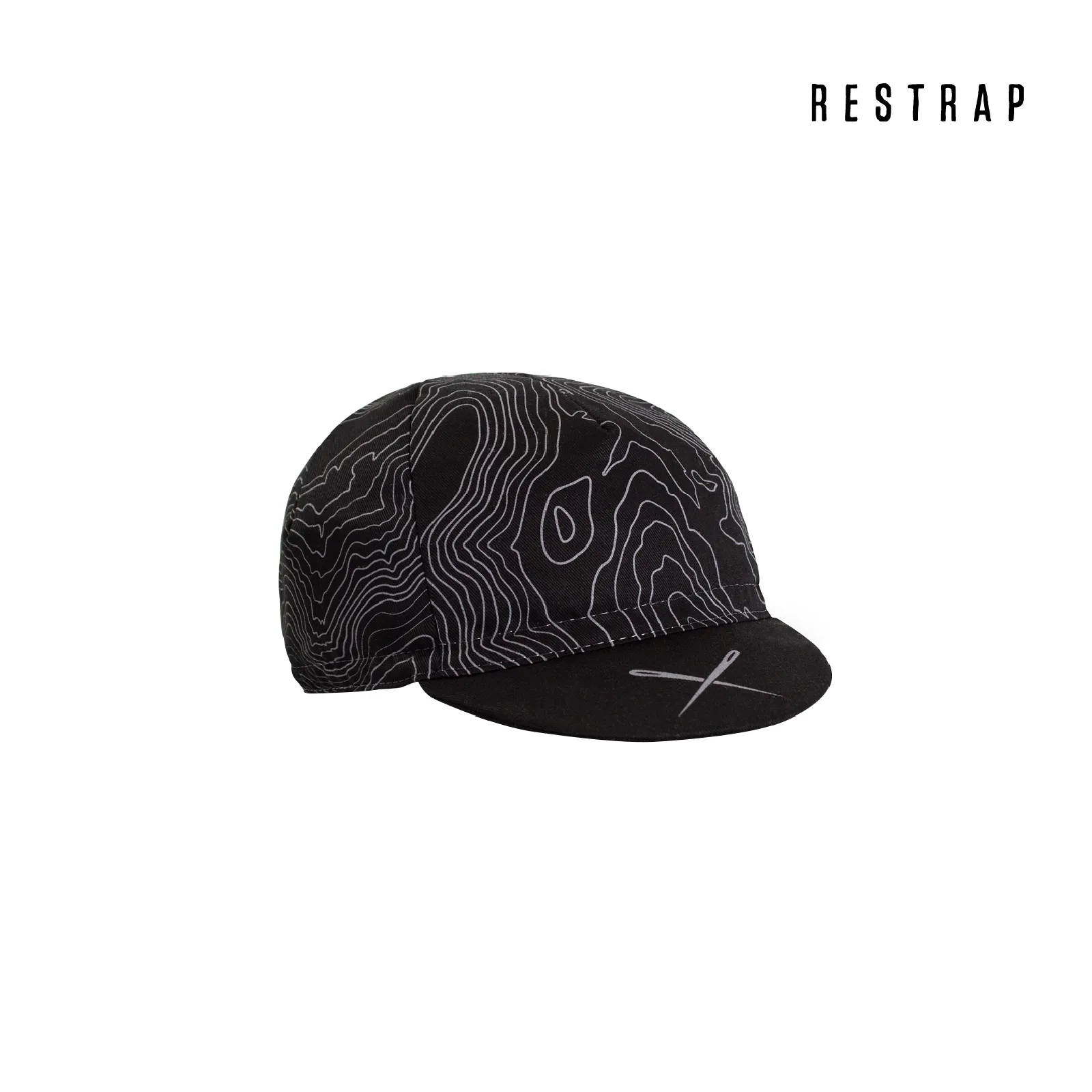 Restrap Yorkshire Contours Black Cycling Cap