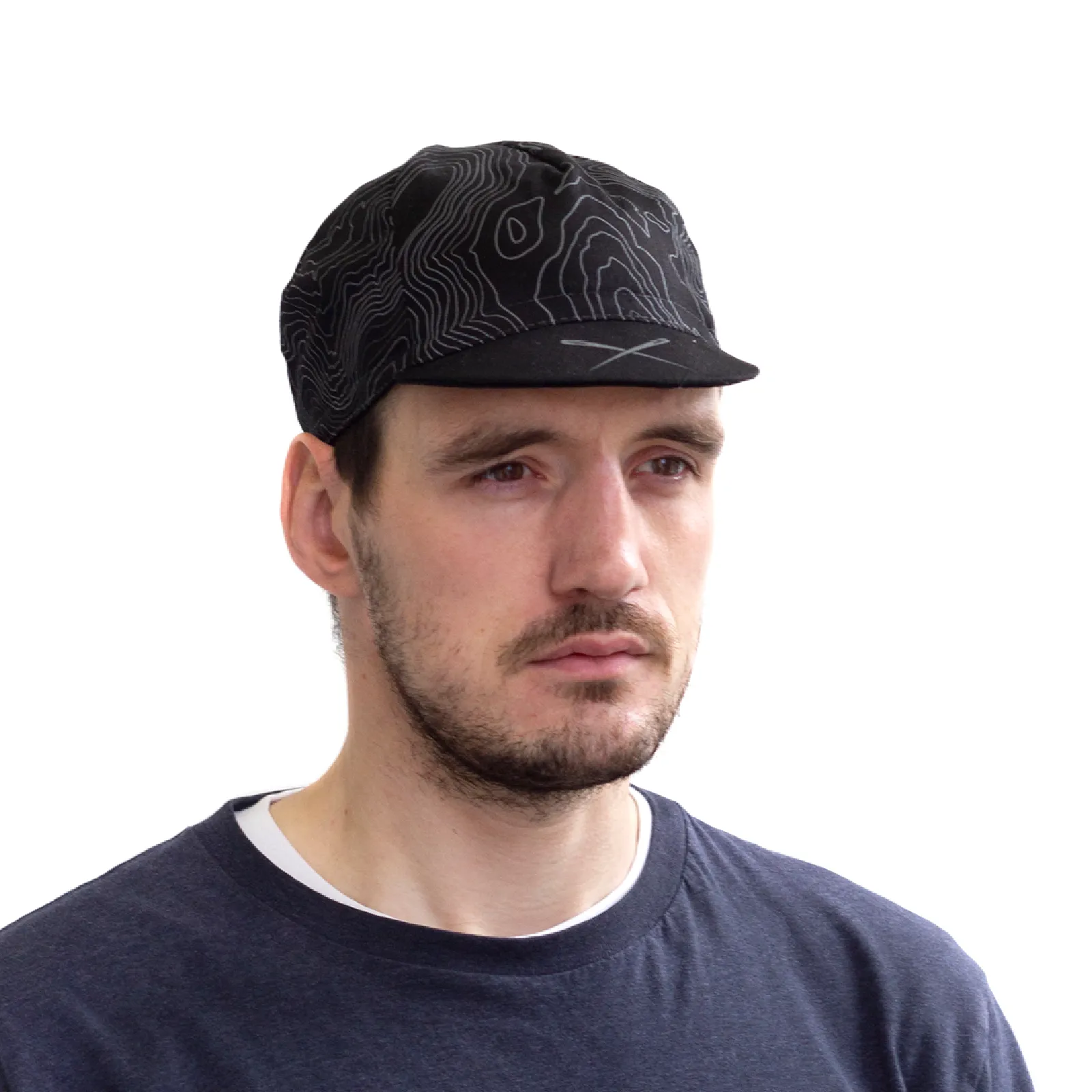 Restrap Yorkshire Contours Black Cycling Cap
