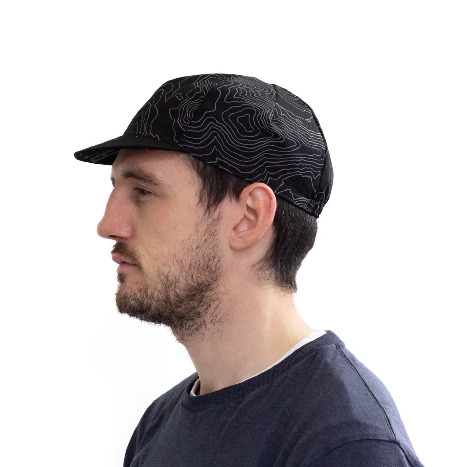 Restrap Yorkshire Contours Black Cycling Cap