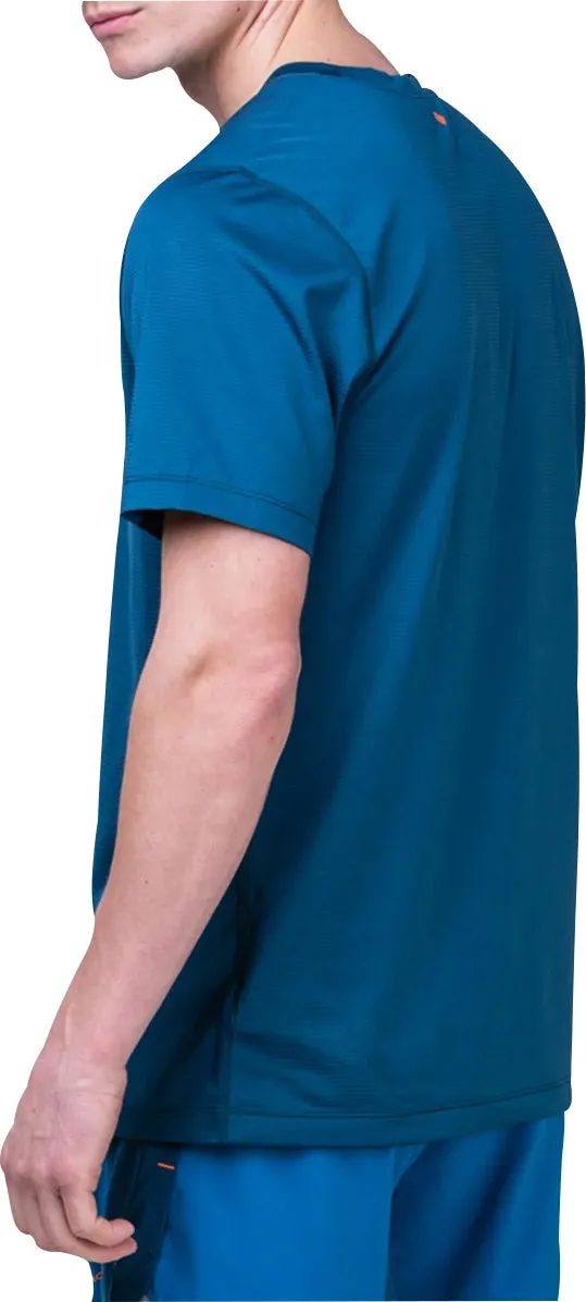 Ronhill Tech Short Sleeve Mens Running Top - Blue