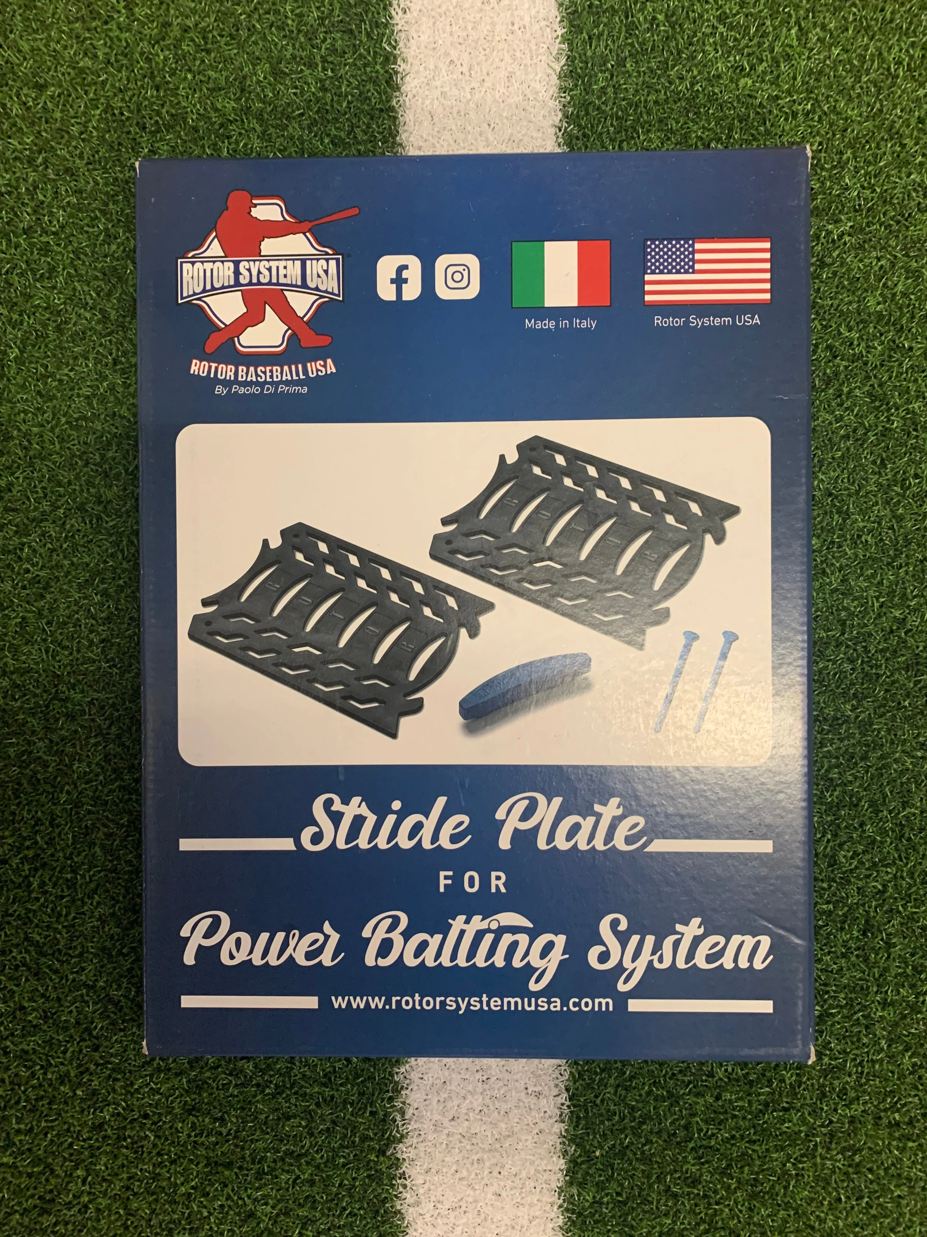 Rotor System USA Power Batting System Stride Plate Training Extension