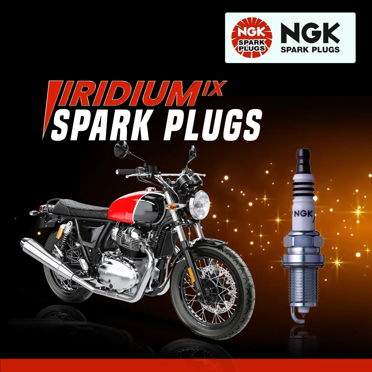 Royal Enfield Interceptor 650/GT650 NGK Iridium Spark Plug