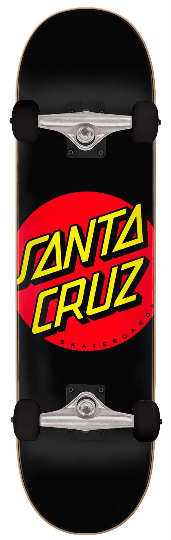 Santa Cruz Classic Dot Black Complete Skateboard - 8.0"