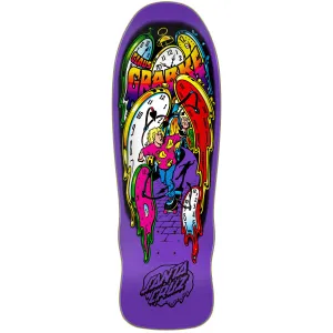 Santa Cruz - Claus Grabke Melting Clocks 9.7 Reissue Skateboard Deck