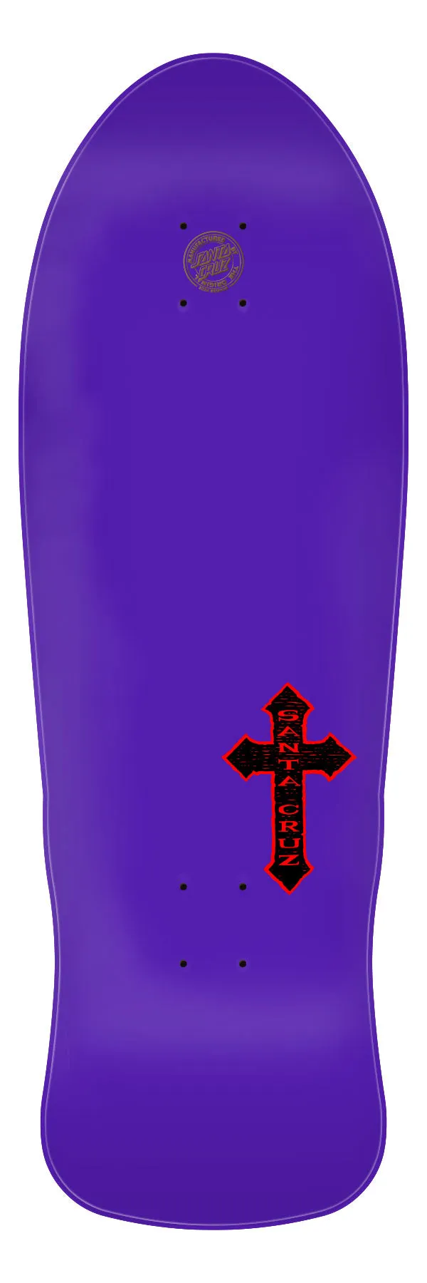 SANTA CRUZ COREY O'BRIEN PURGATORY PURPLE 9.85" SKATEBOARD DECK