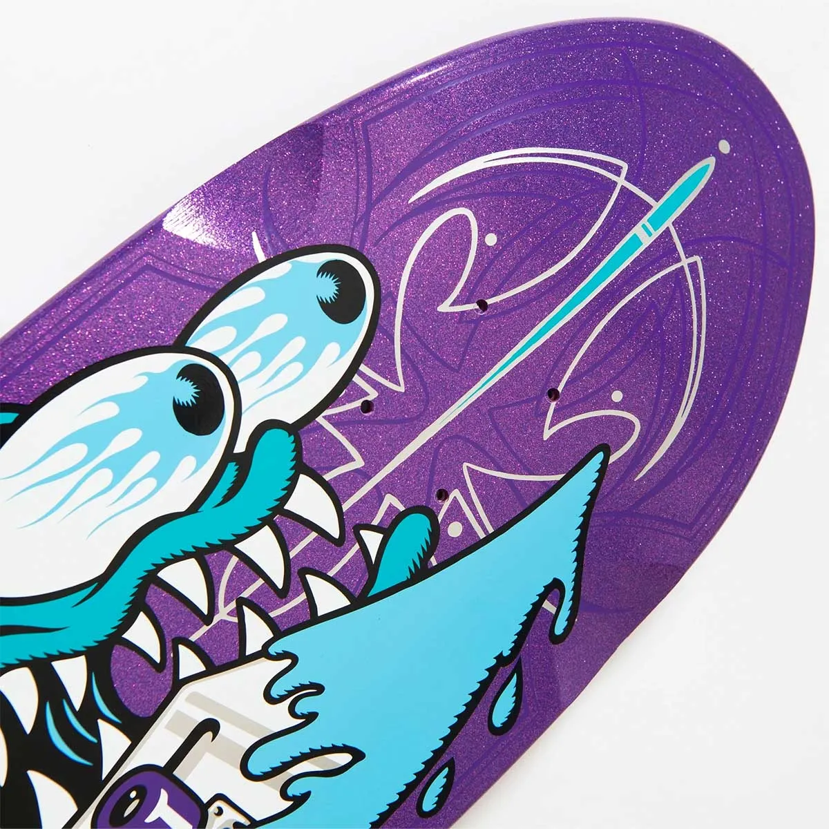 Santa Cruz - Keith Meek Pinstripe Slasher 9.23 Skateboard Deck