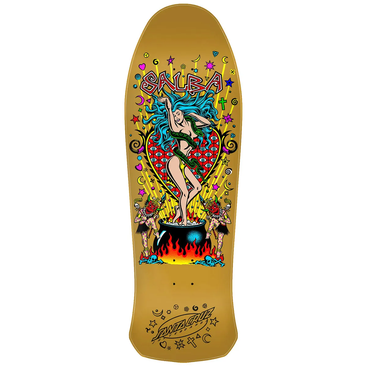 Santa Cruz - Salba Witch Doctor 10.4 Reissue Skateboard Deck