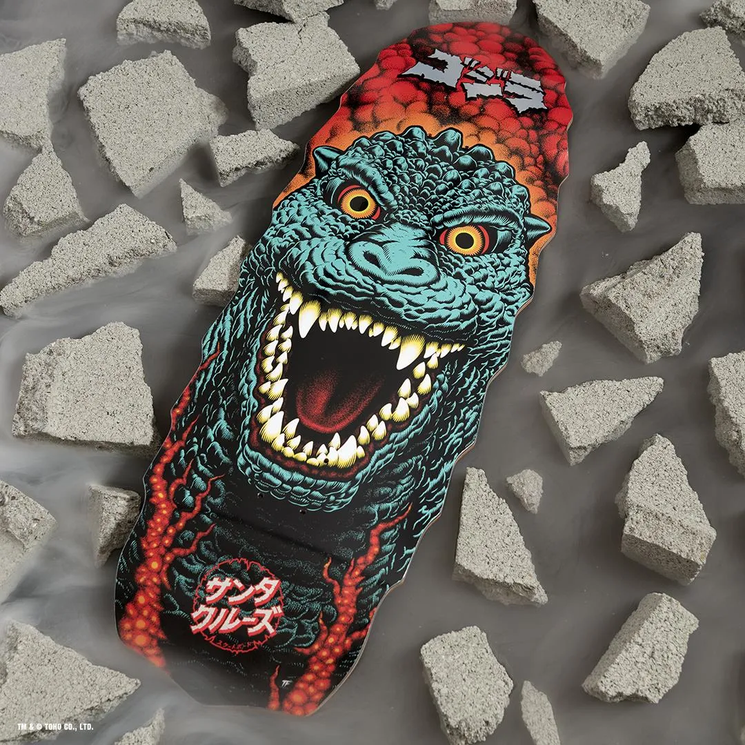 Santa Cruz x Godzilla Destroyer Skateboard Deck - 11.0"
