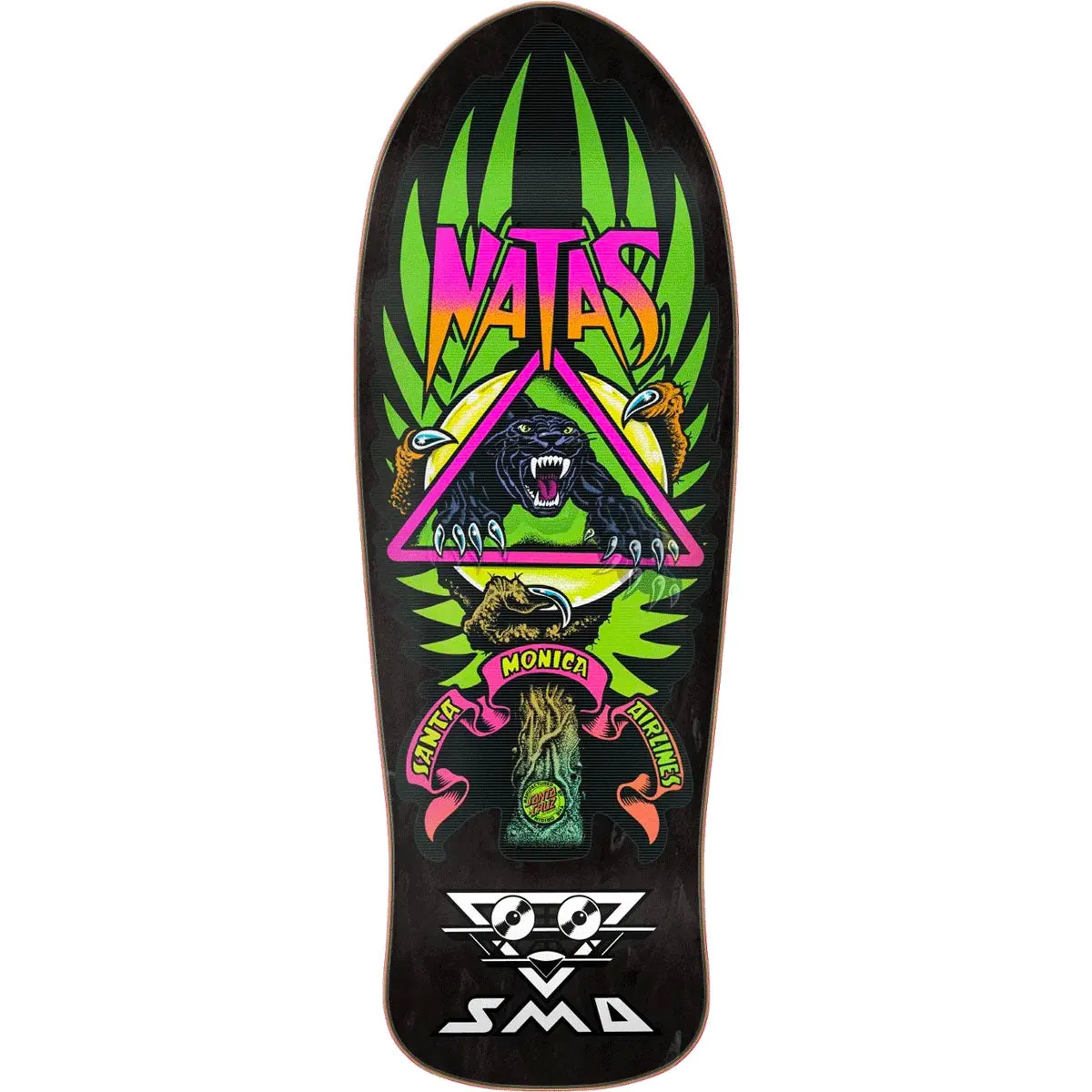 Santa Monica Airlines - Natas Kaupas Panther Lenticular 10.538 Reissue Skateboard Deck