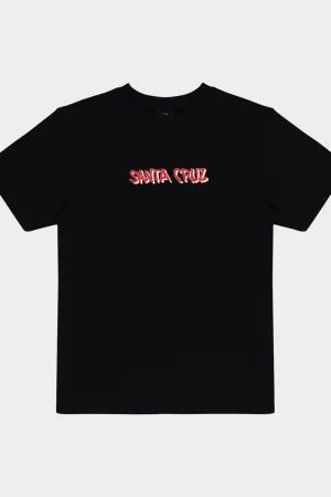Screaming Waves Front Tee | Black