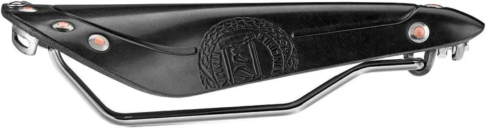 Selle Italia Storica Leather Saddle - Black Leather - 176 x 281 mm