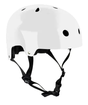 SFR Essentials Skateboard Bike Helmet - Gloss White