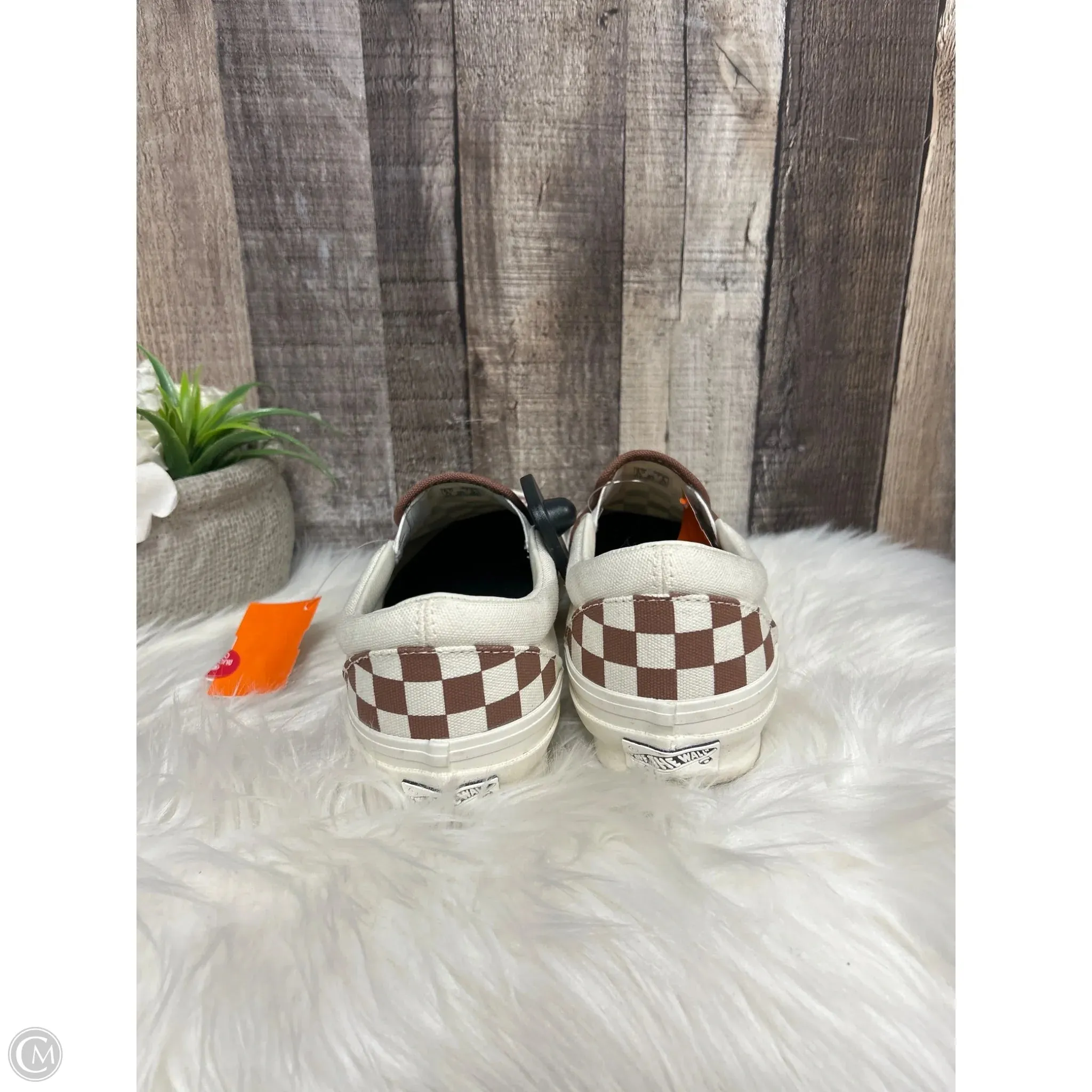 Shoes Sneakers By Vans In Checkered Pattern, Size: 7.5