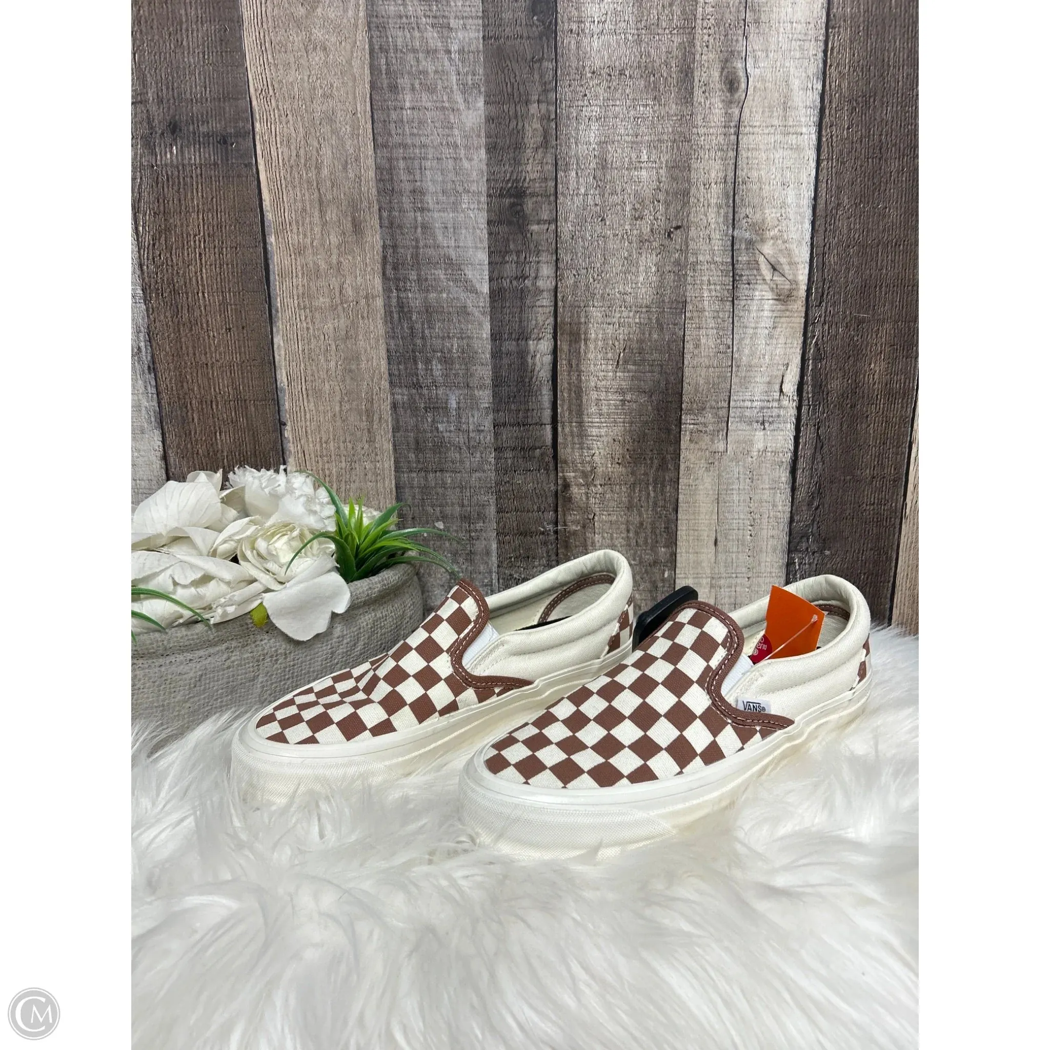 Shoes Sneakers By Vans In Checkered Pattern, Size: 7.5