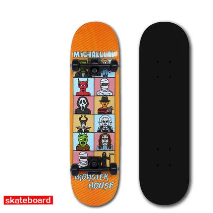 SK-CL Professional long board double rocker