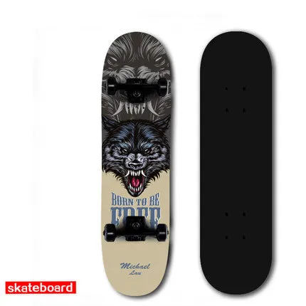 SK-CL Professional long board double rocker