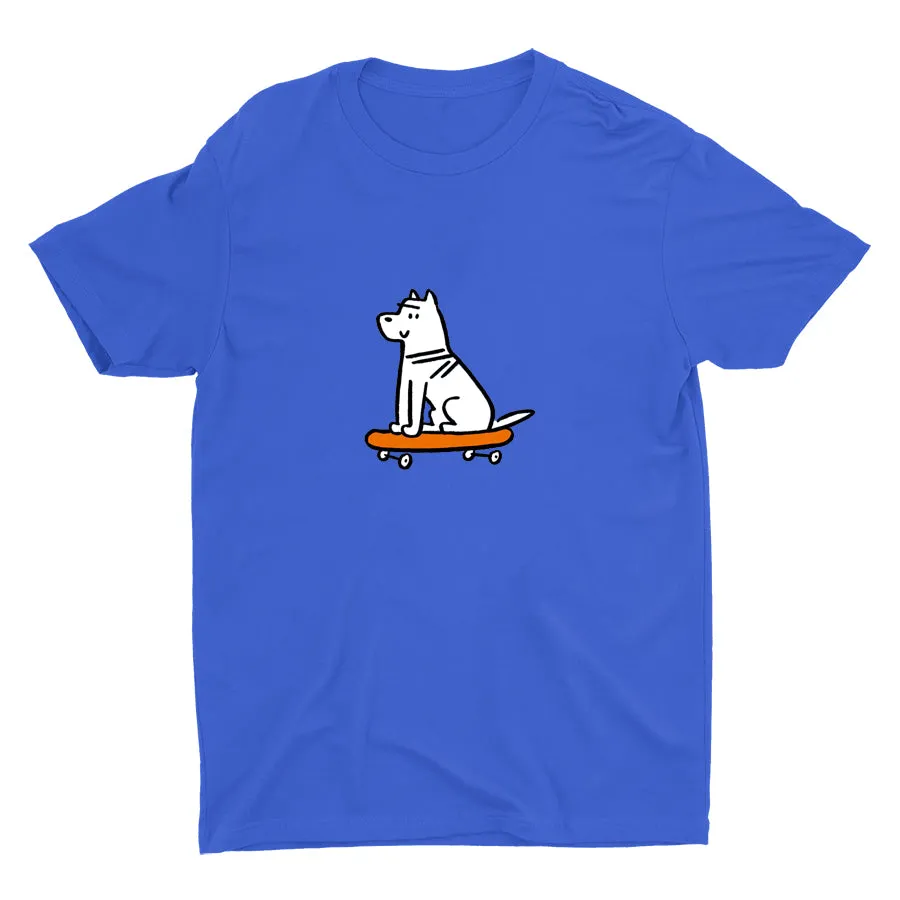 Skateboard Dog Cotton Tee