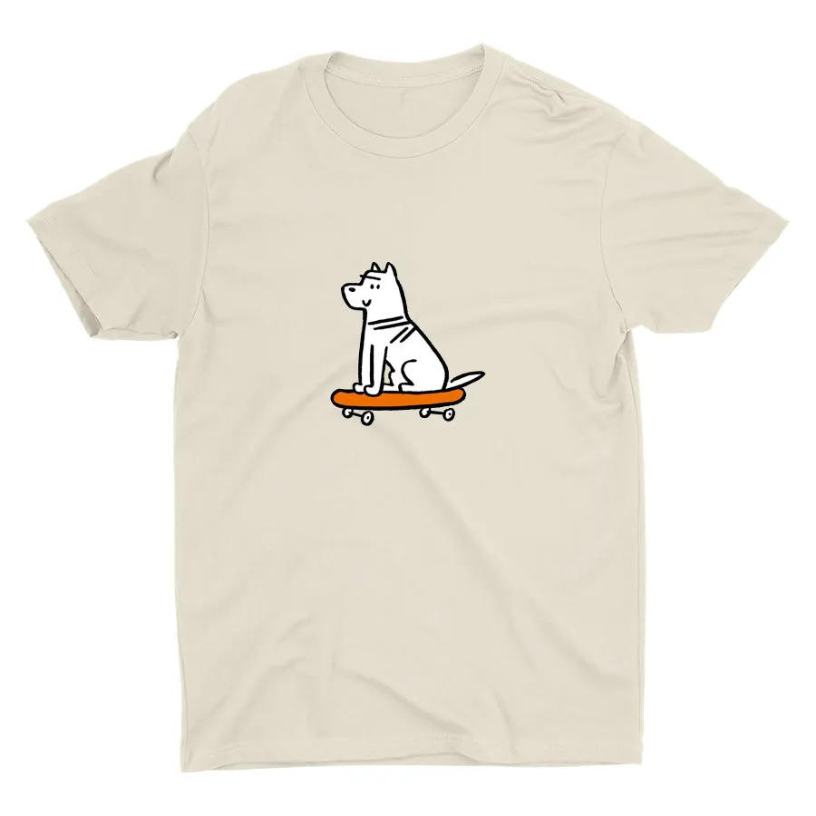 Skateboard Dog Cotton Tee