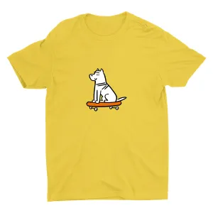 Skateboard Dog Cotton Tee