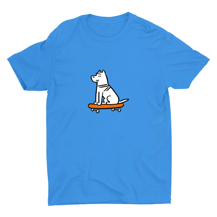 Skateboard Dog Cotton Tee