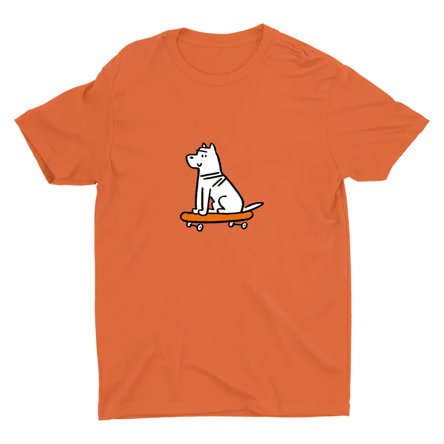 Skateboard Dog Cotton Tee