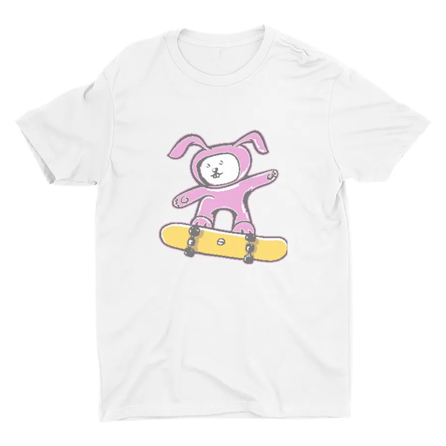 Skateboard Rabbit Cotton Tee