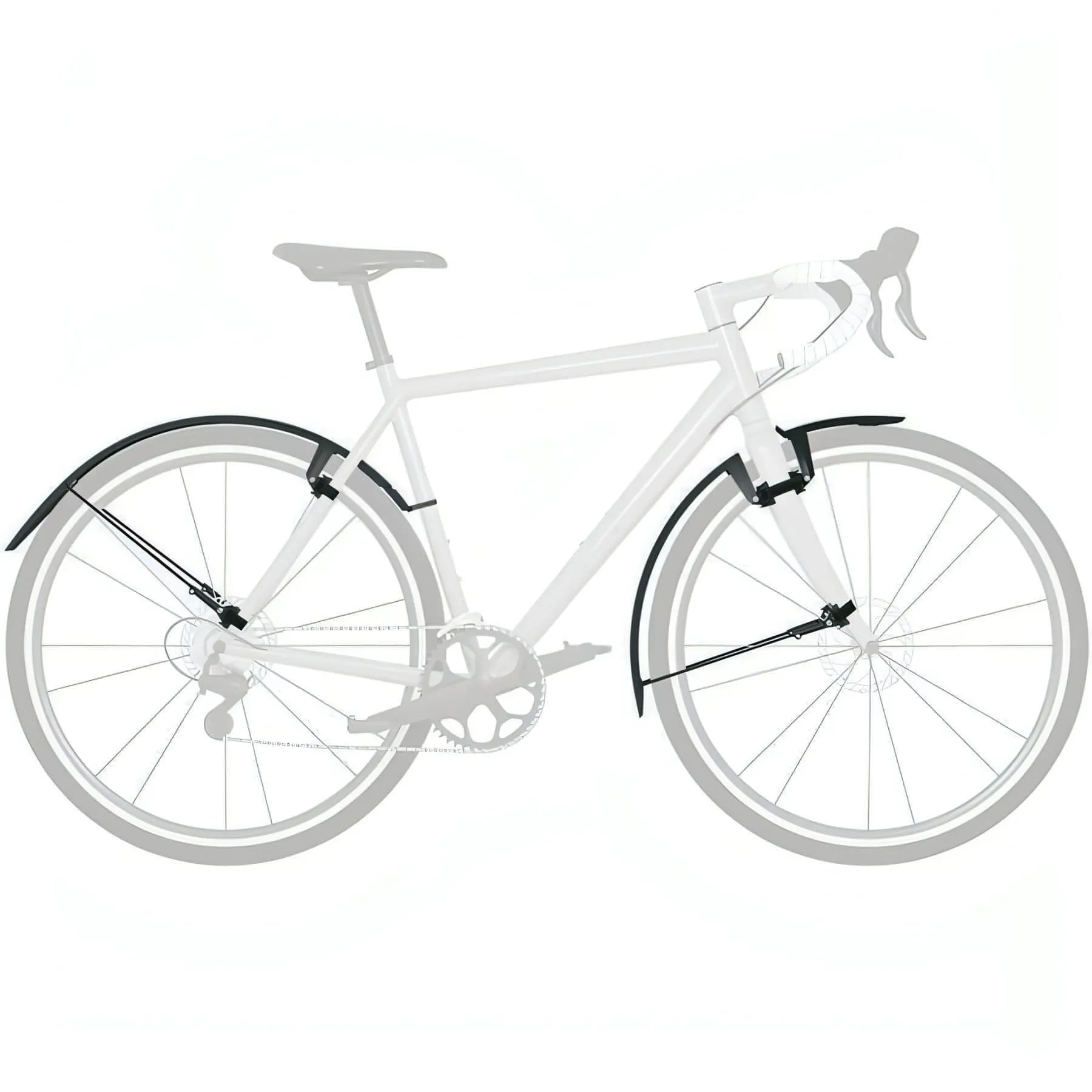 SKS Speedrocker Mudguard Set - Black