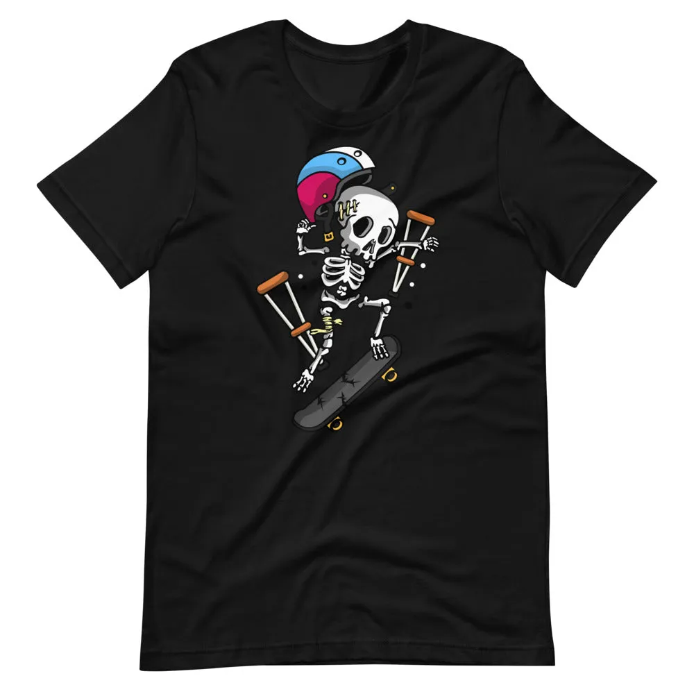 Skull Skateboard Short-Sleeve Unisex T-Shirt