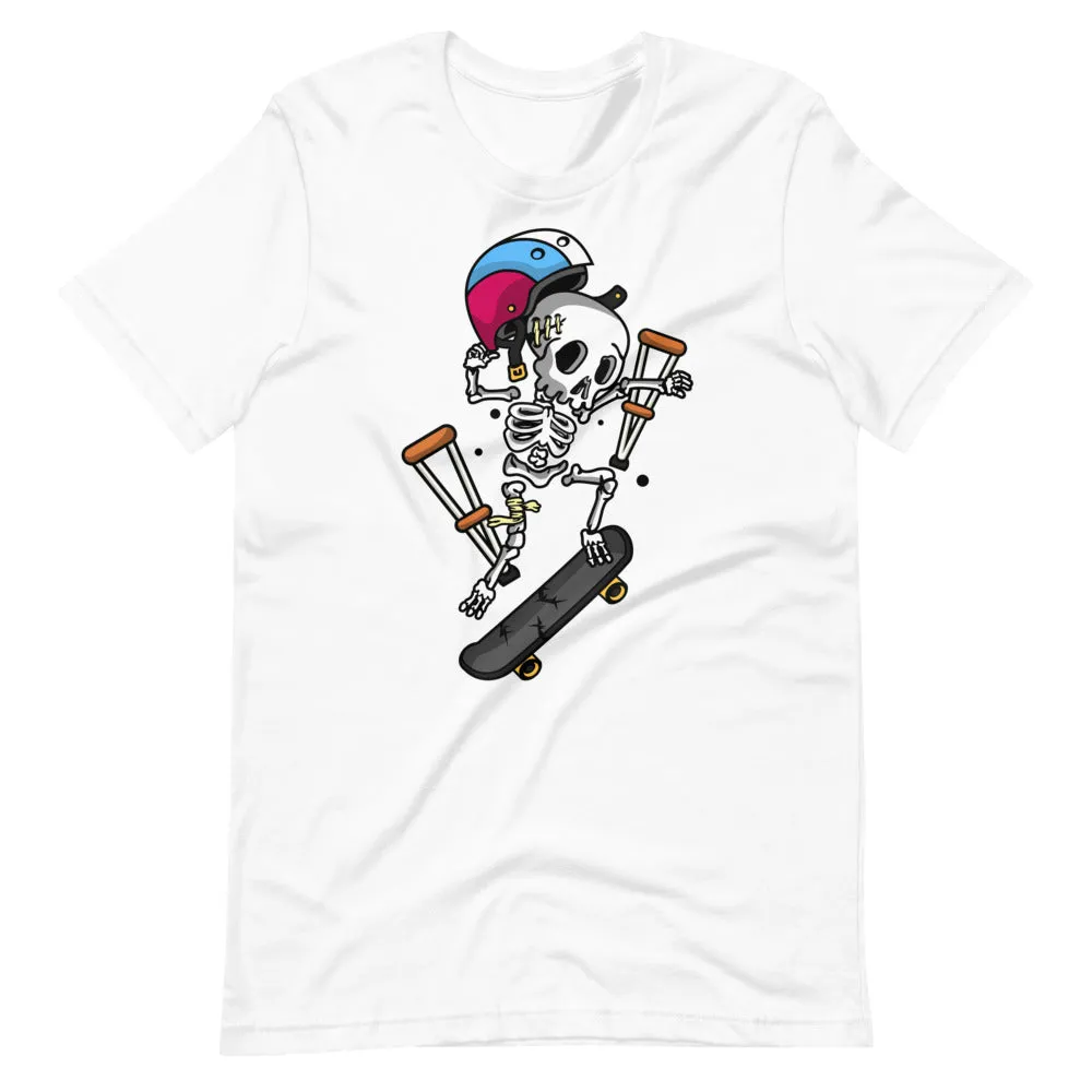 Skull Skateboard Short-Sleeve Unisex T-Shirt