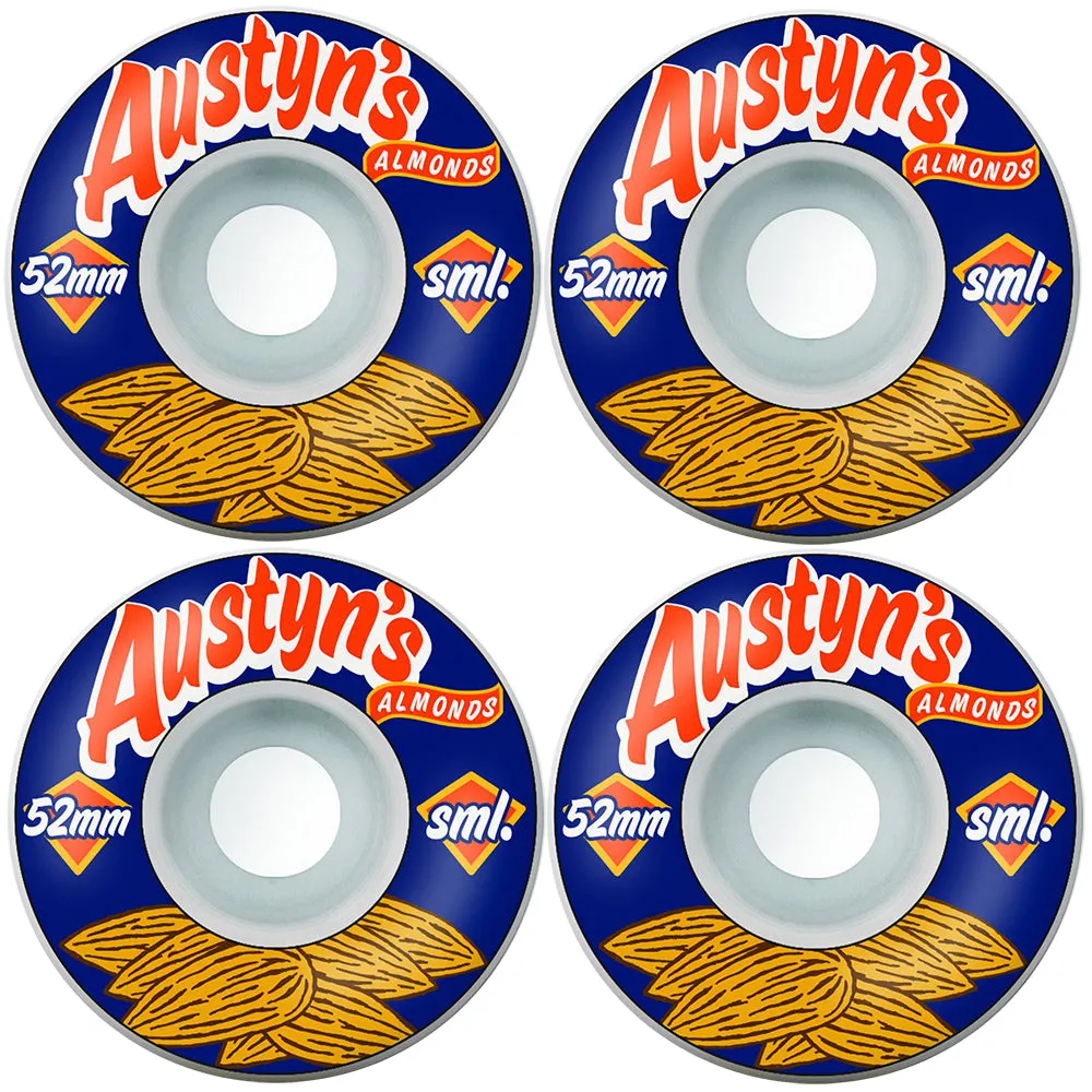 SML Austyn Gillette Austyn's Almonds wheels 52mm
