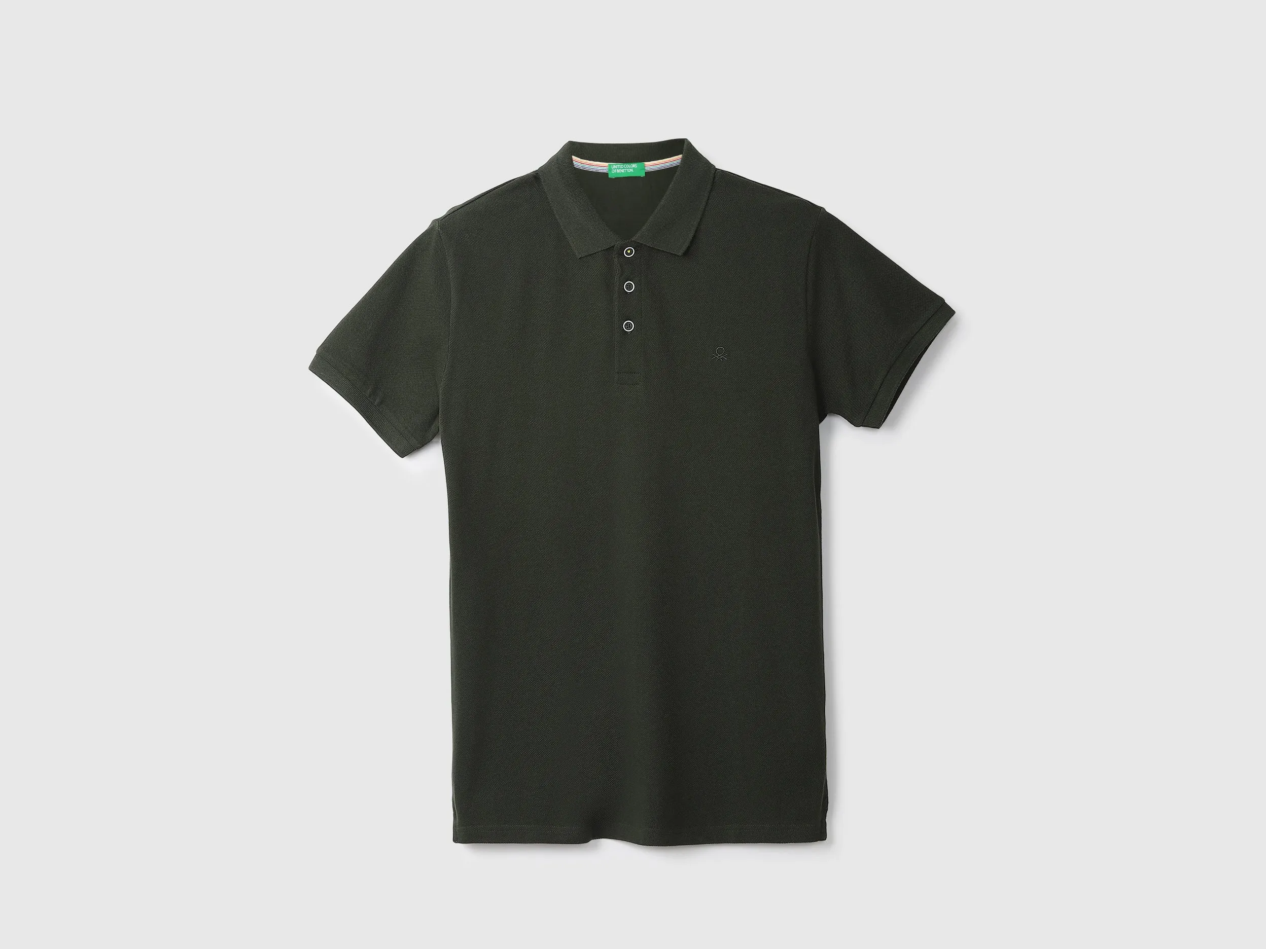 Solid Olive Polo T-Shirt