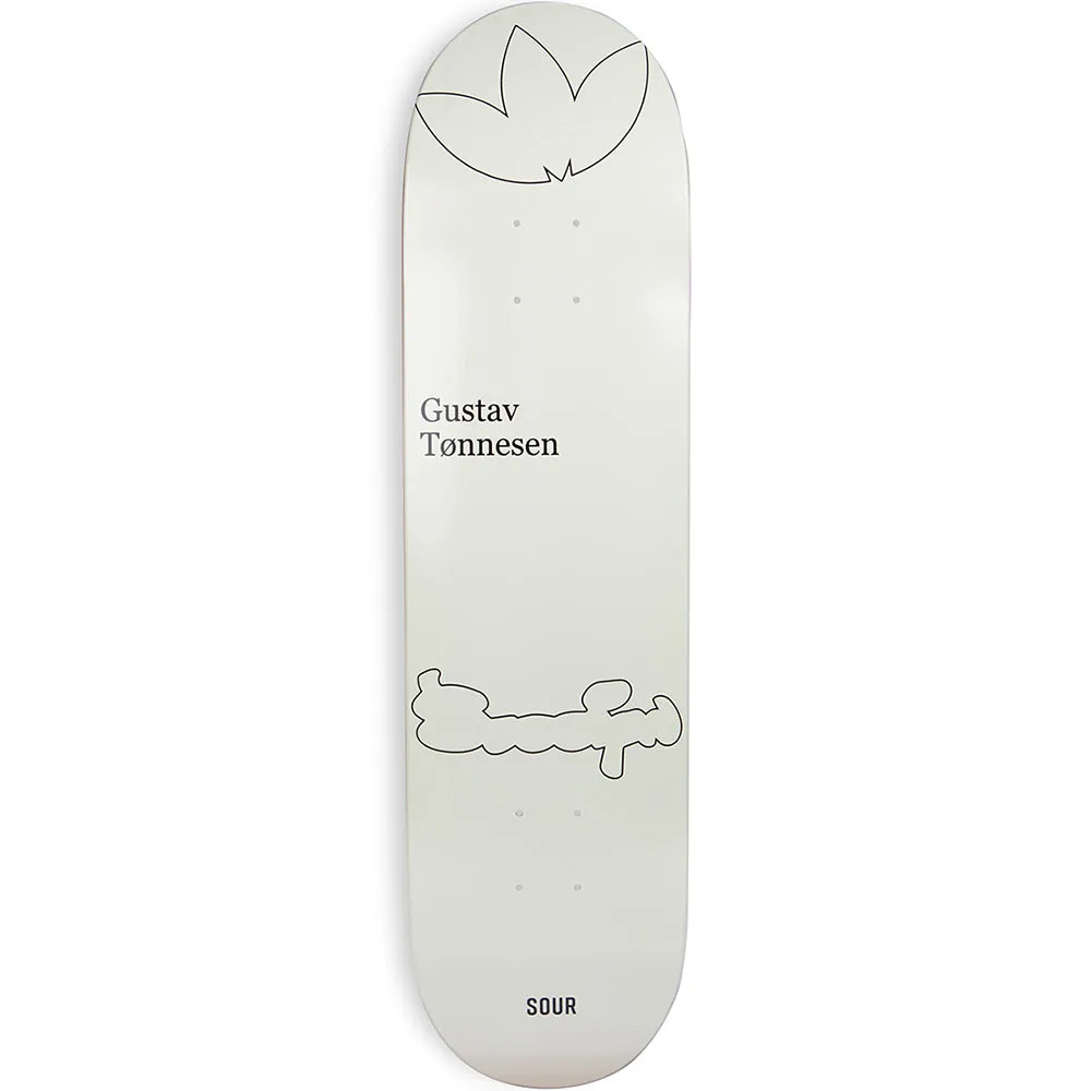 Sour Gustav Tønnesen Stickers Skateboard Deck 8"