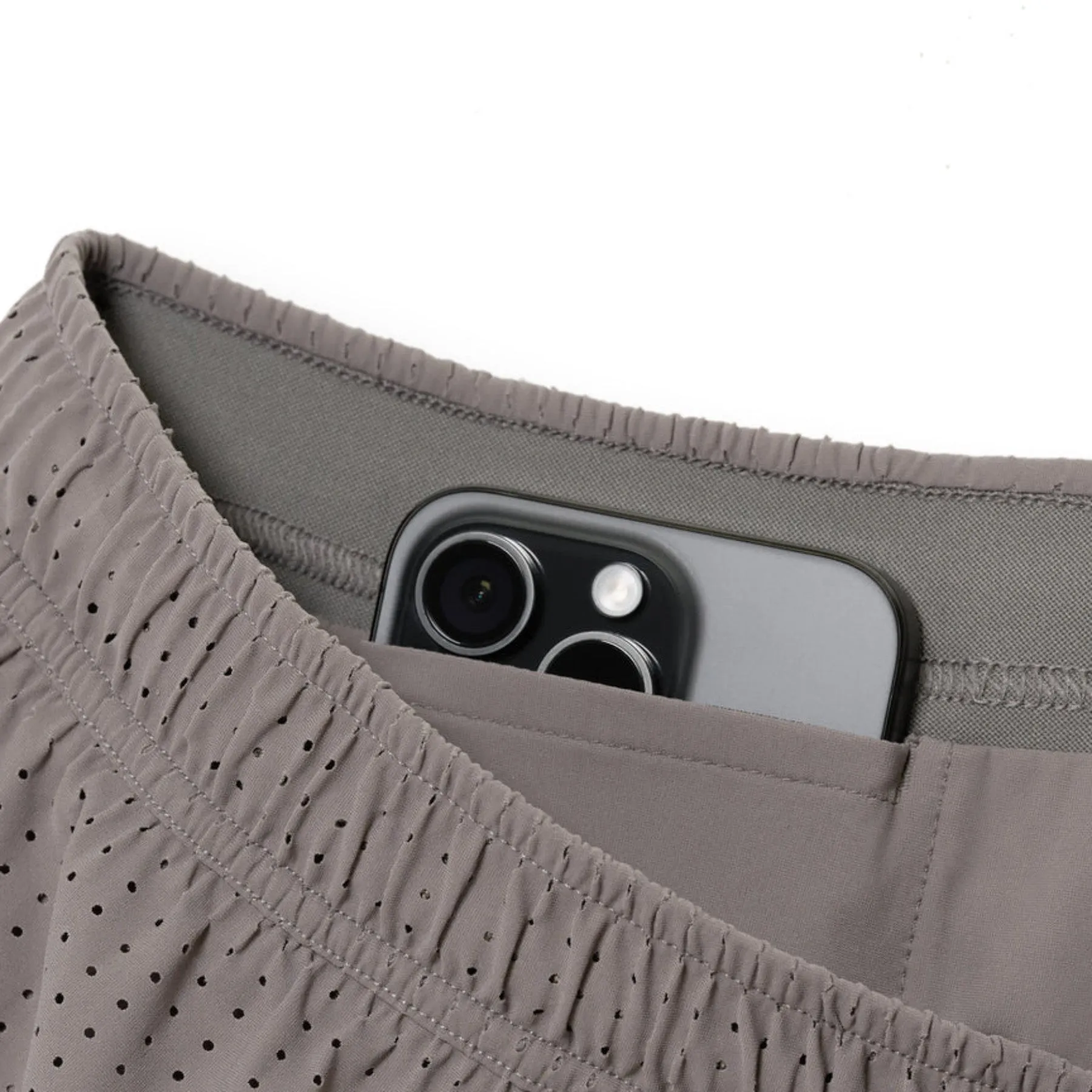 Space-O™ 5" Shorts - Taupe