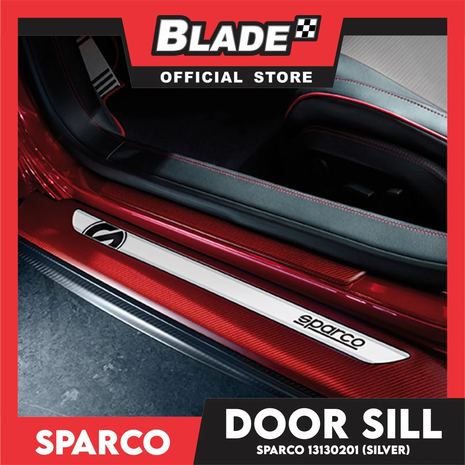 Sparco OPC13130301 Door Sill