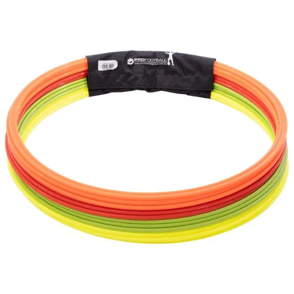 Speed & Agility Rings - Set of 12 with Carry Strap