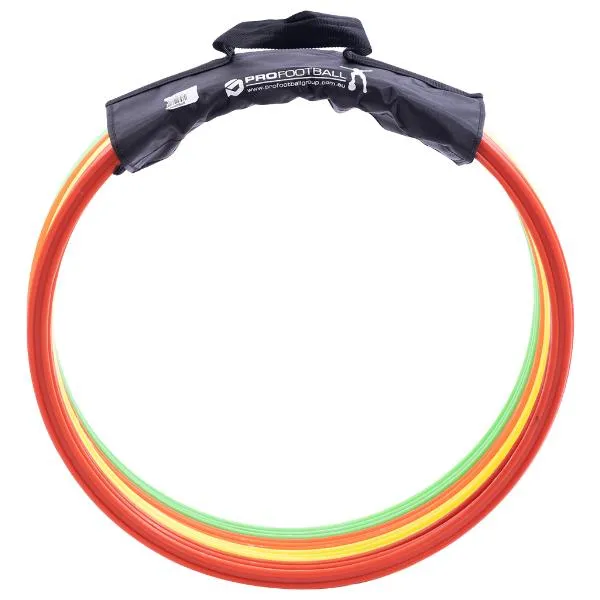 Speed & Agility Rings - Set of 12 with Carry Strap