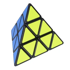Speed Pyramide black - Magic Speed Cube for Speedcubing - Twisty Puzzle - Type Cubikon Cheeky Sheep