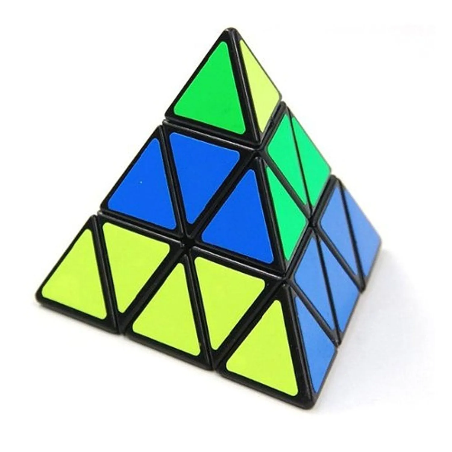Speed Pyramide black - Magic Speed Cube for Speedcubing - Twisty Puzzle - Type Cubikon Cheeky Sheep