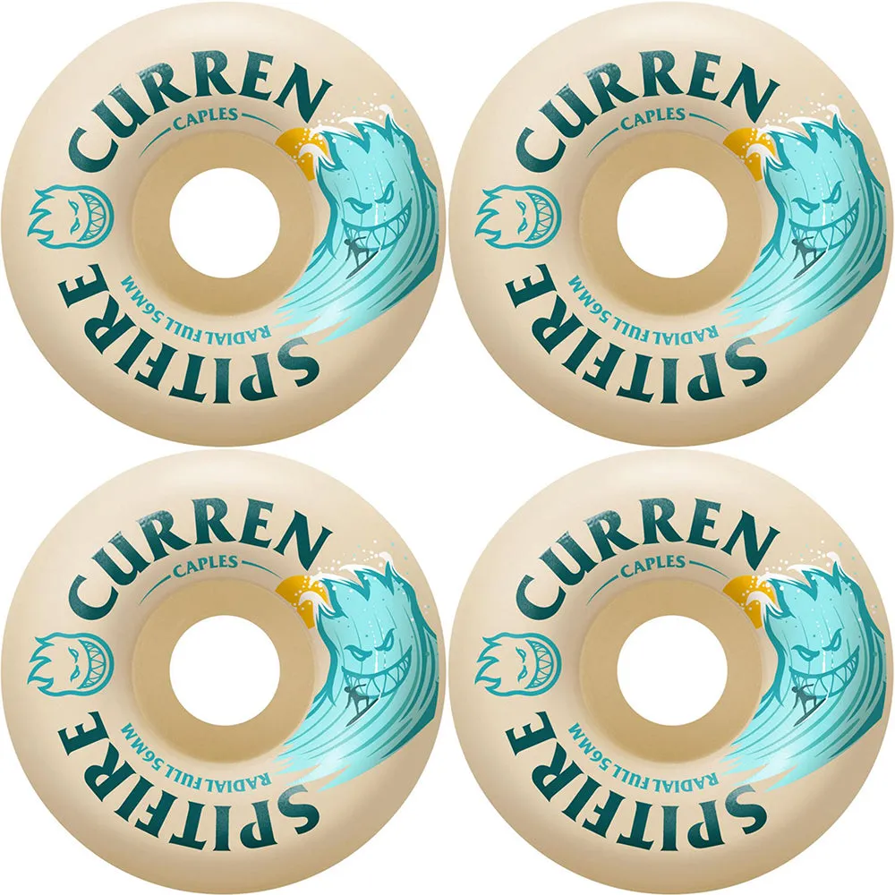 Spitfire Curren Caples Burn Squad Pro Formula Four Radial Full 99du Wheels 56mm