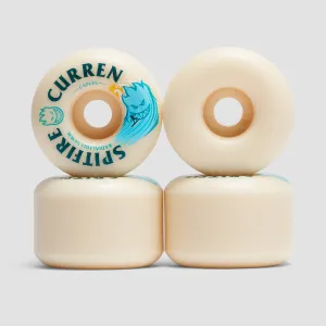 Spitfire Formula Four Burn Squad Curren Caples Radial Full 99DU Skateboard Wheels Natural 56mm