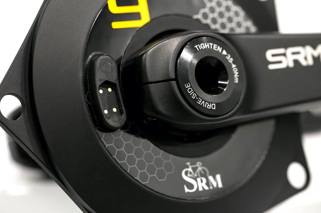 SRM PM9 Origin Aluminium Track Power Meter Bundle - Rechargeable - 30mm