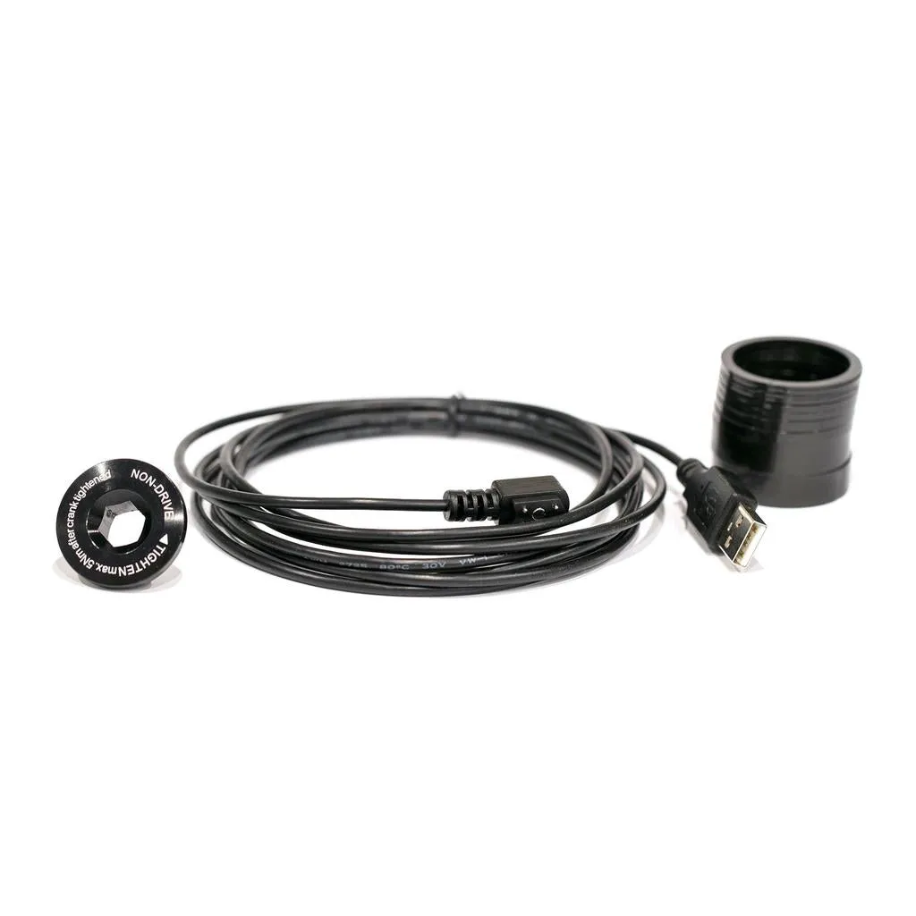 SRM PM9 Origin Aluminium Track Power Meter Bundle - Rechargeable - 30mm