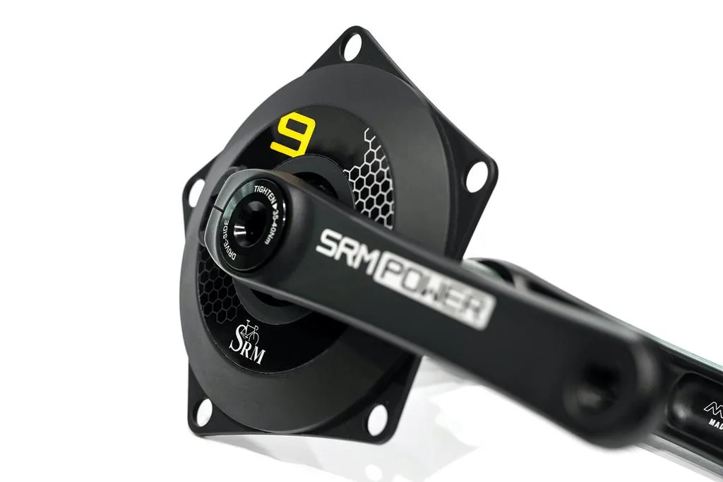 SRM PM9 Origin Aluminium Track Power Meter Bundle - Rechargeable - 30mm