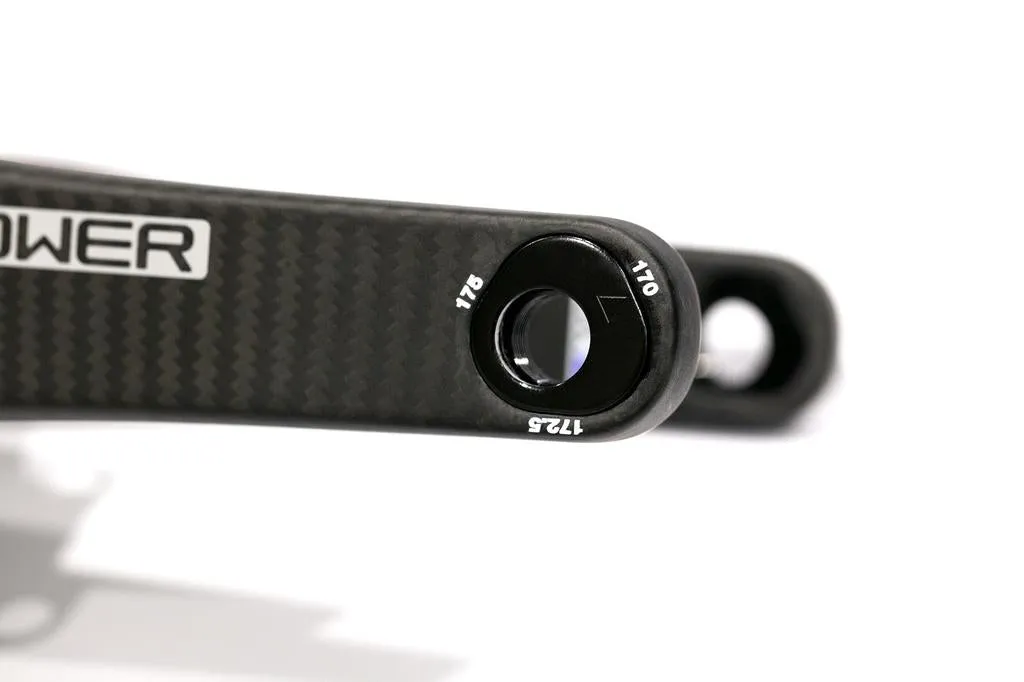 SRM PM9 Origin Carbon Track Power Meter Bundle - Rechargeable - 24mm