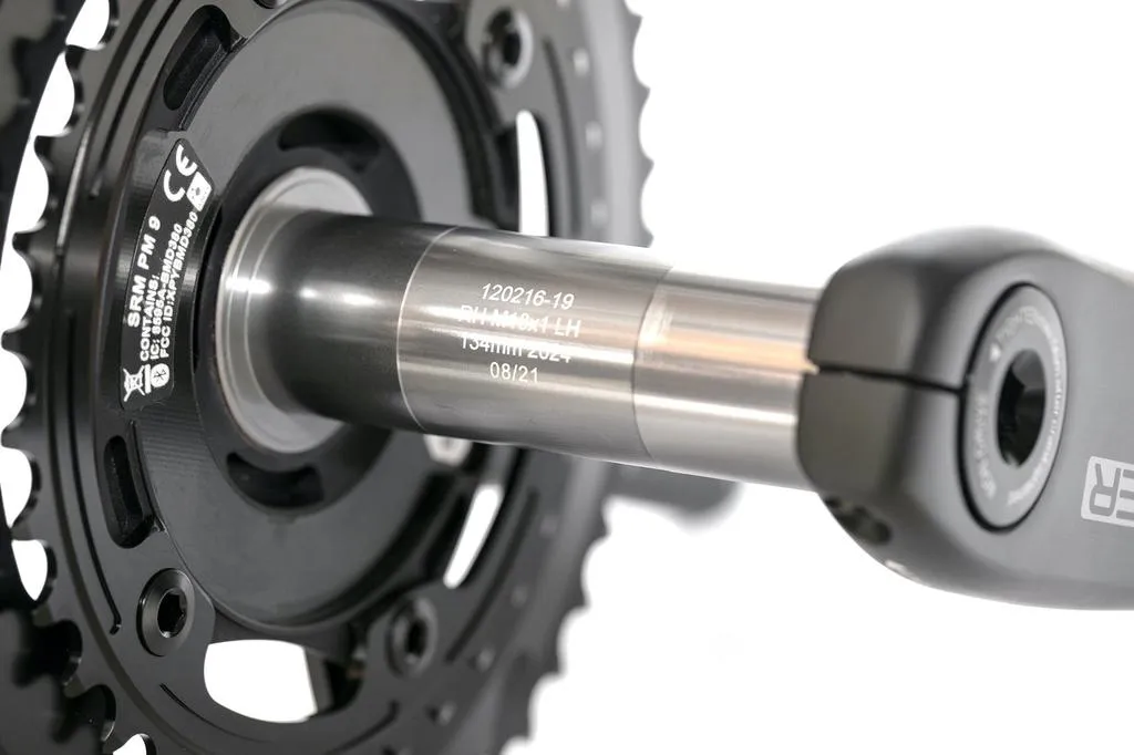 SRM PM9 Origin Composite Road Power Meter with SRM 52/36 Chainrings Bundle - Rechargeable - 30mm