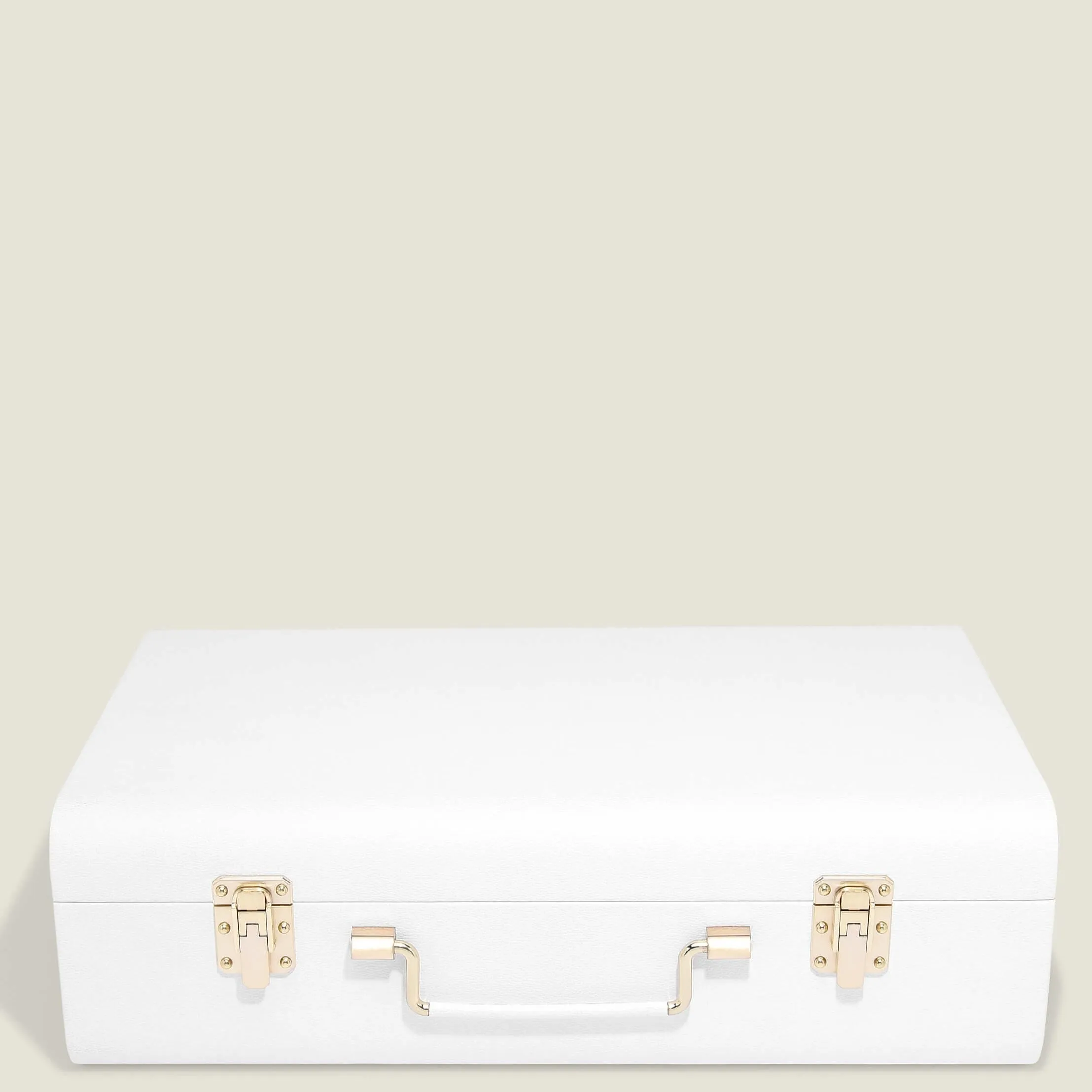 Stackers White Bridal Memory Storage Trunk