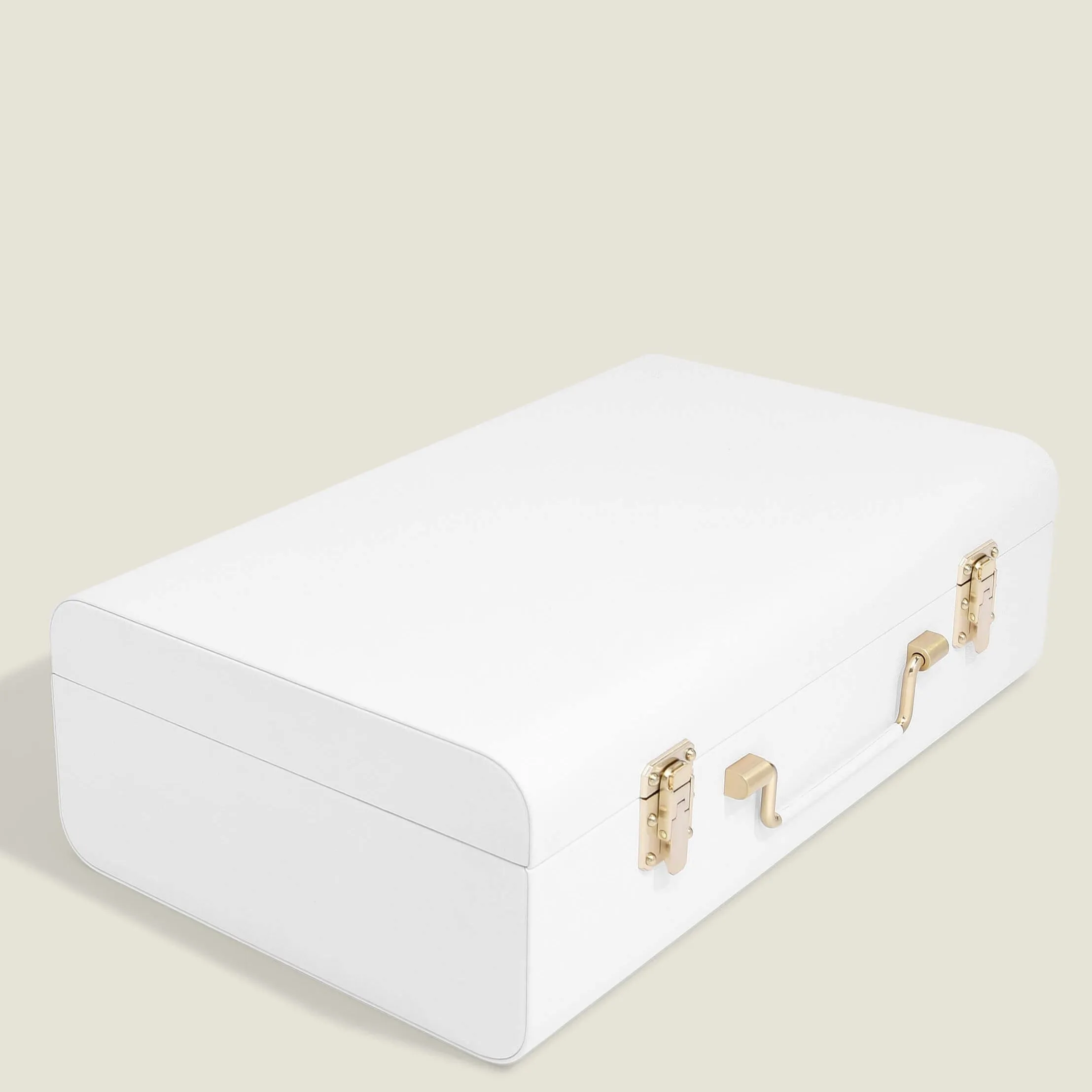 Stackers White Bridal Memory Storage Trunk